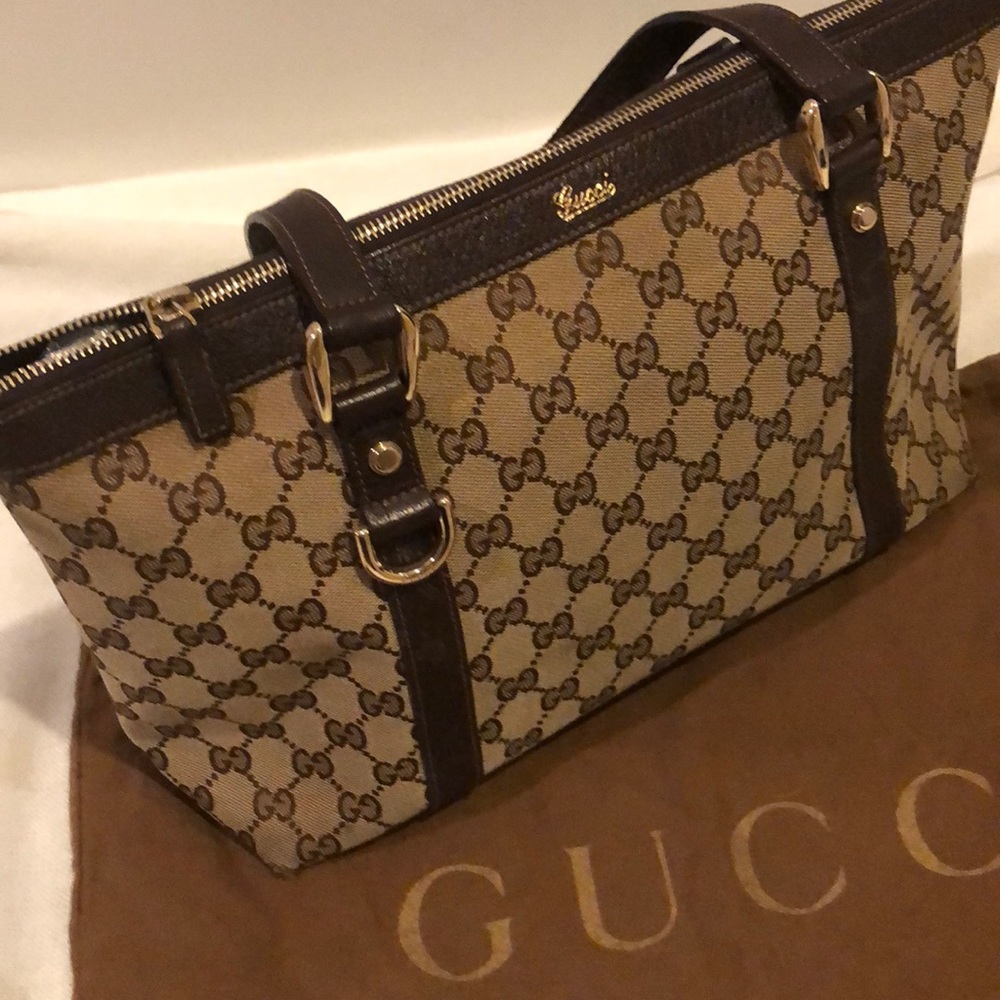 GUCCI Brown GG Canvas Bag - Picture 15 of 15